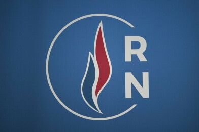Le logo du Rassemblement national