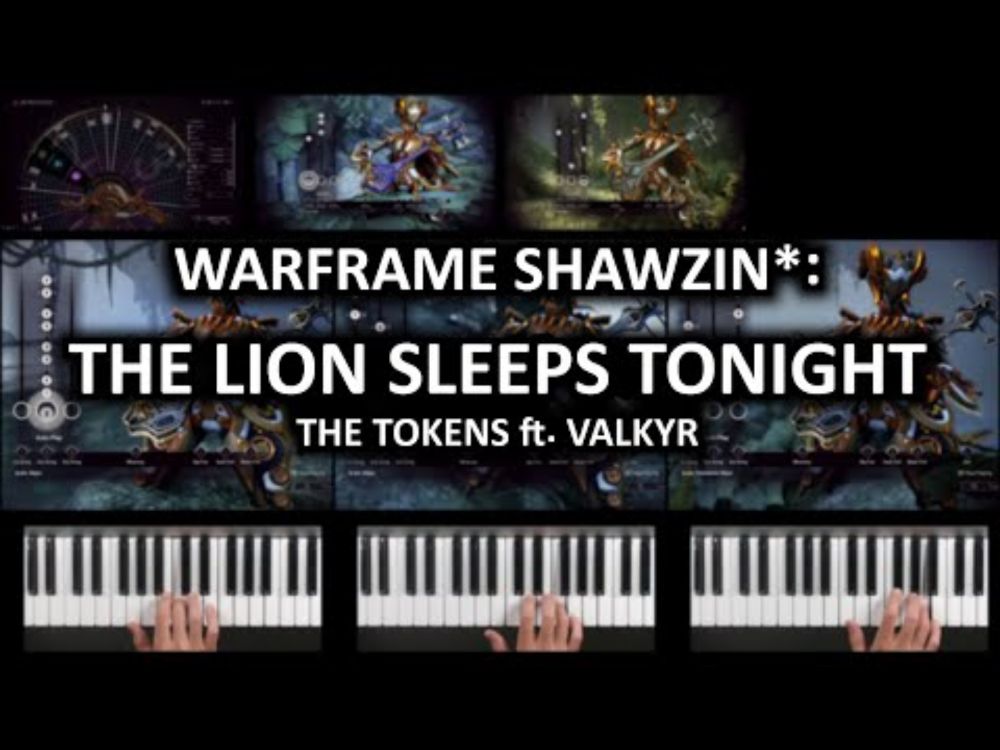 Warframe Shawzin*: The Lion Sleeps Tonight ft. Valkyr