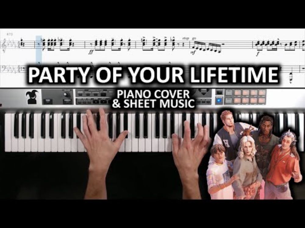 Party of your Lifetime: piano cover with sheet music