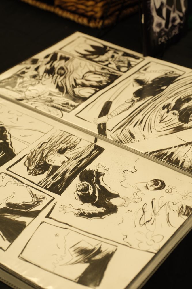 Comic art from a Bookfest vendor.