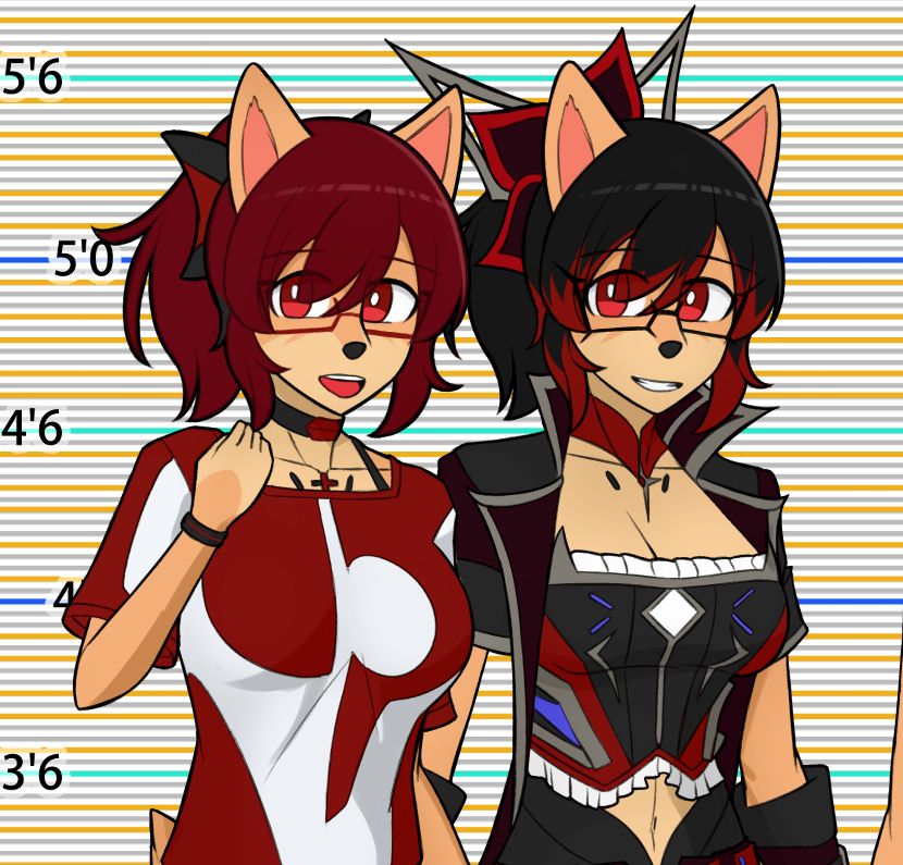 comparison of marin's normal and magical girl forms