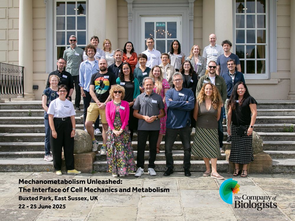 Group photo from the Mechanometabolism Unleashed: The Interface of Cell Mechanics and Metabolism Workshop

Held at Buxted Park, East Sussex, UK
22-25 June 2025