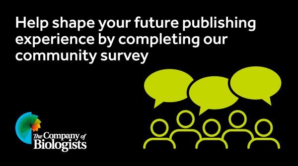 Help shape your future publishing experience by completing our community survey