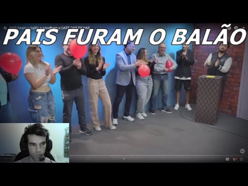 REACT PAIS FURAM O BALÃO E ESCOLHEM O DATE DAS FILHAS.