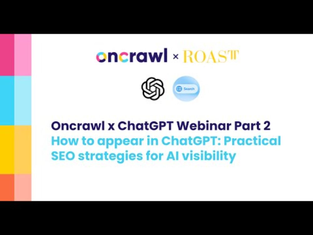 [Webinar] How to appear in ChatGPT: Practical SEO strategies for AI visibility