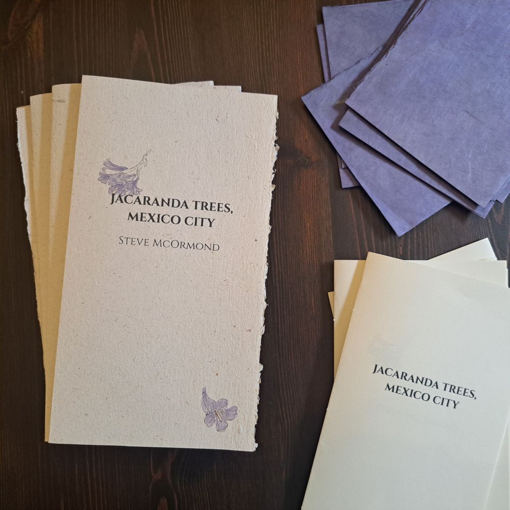 “Jacaranda Trees, Mexico City” (poetry chapbook available to preorder now from Baseline Press)