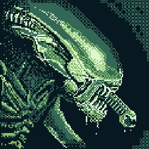 Xenomorph on game boy 