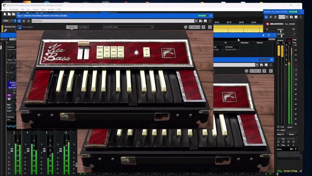 Free Vsti Instrument Kee Bass  (monophonic string bass emulator)