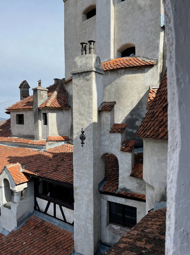 Bran Castle courtyard.