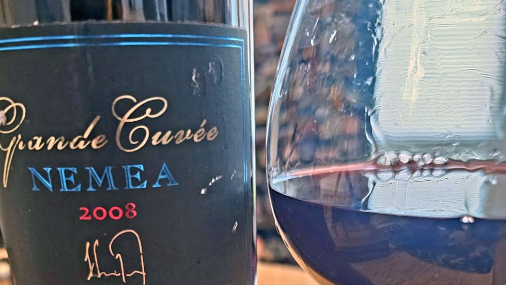 2008 Grande Cuvée from Nemea Greece and Domaine Skouras, 100% Agiorgitiko, the signature grape of Nemea