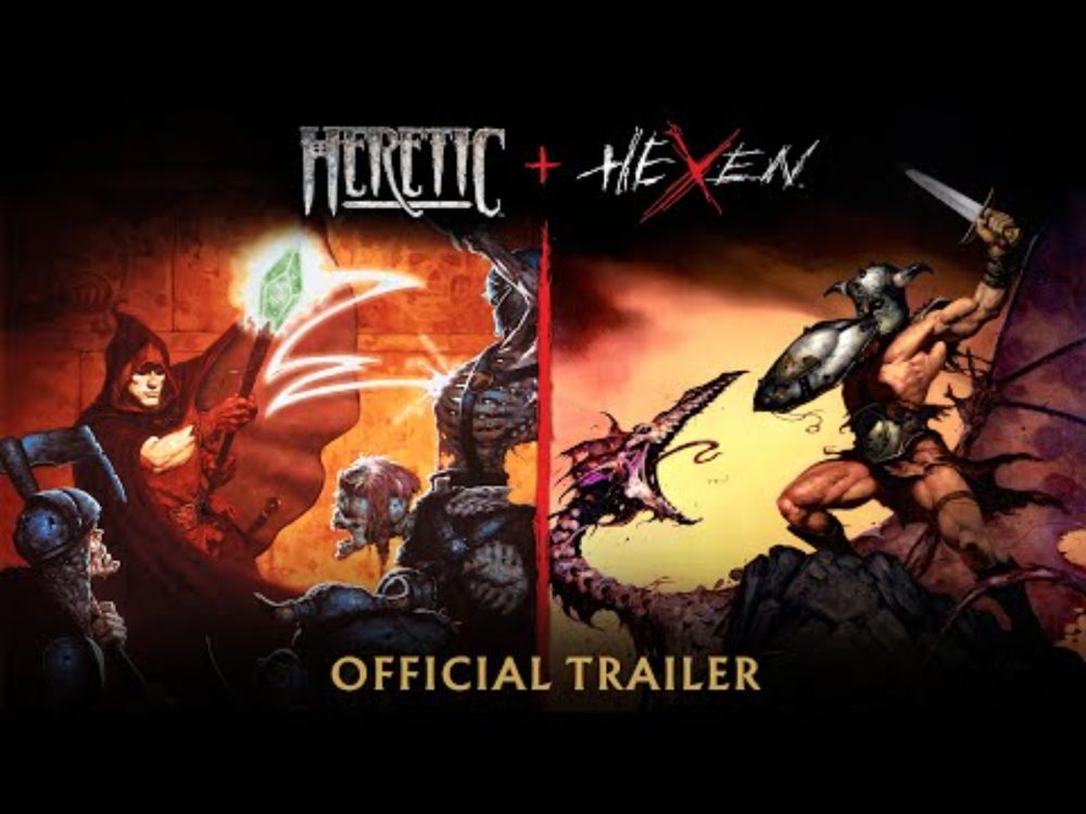 Heretic + Hexen re-release - Launch Trailer | Nightdive Studios