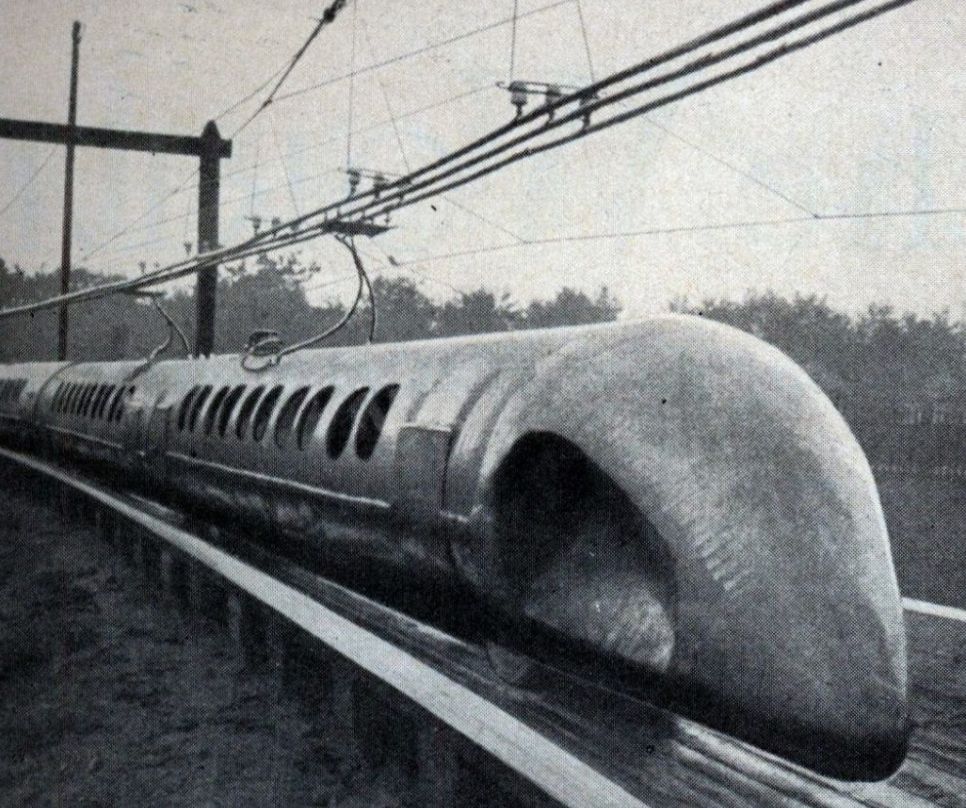 very strange looking train