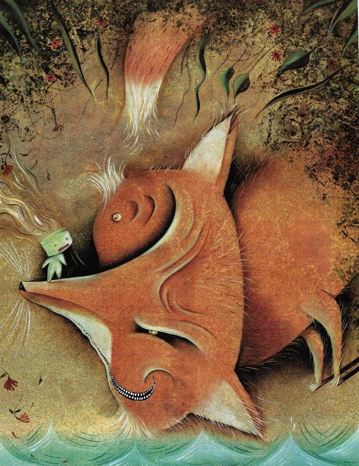 The fox and the Stinky Cheese Man