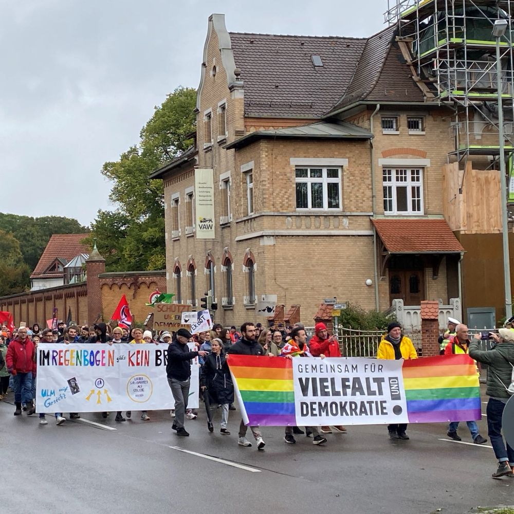 Demo gegen AfD-Parteitag in Ulm: "Wir brauchen keine Alternative zur Demokratie"