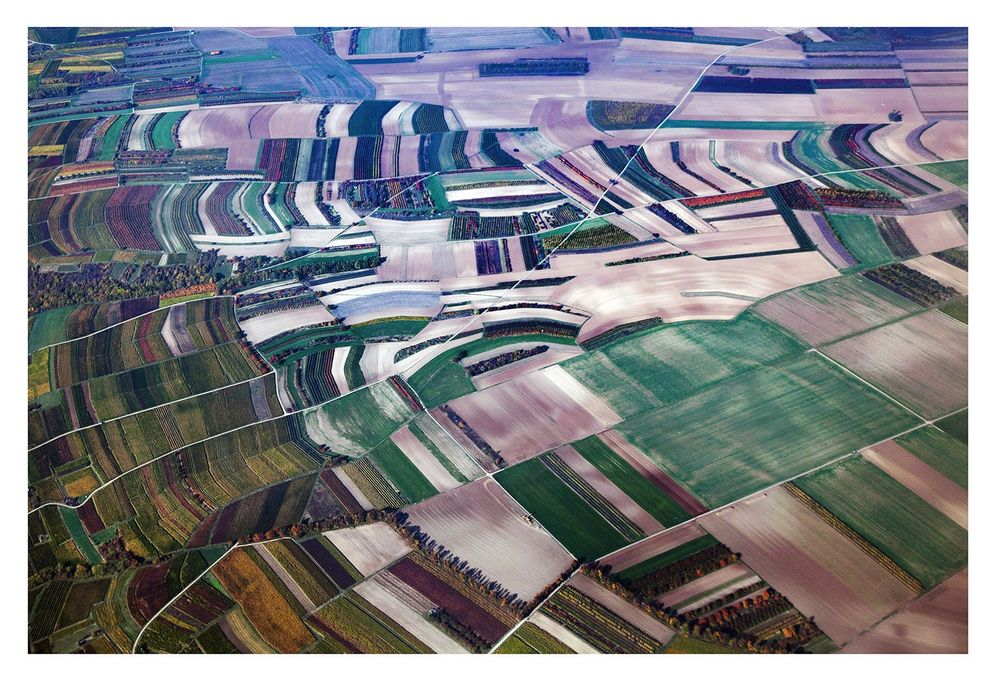 Frankfurt, Germany, 2012. Autumnal patchwork. Photograph © Rob Watkins. Find more Rob Watkins Photography at https://www.alamy.com/portfolio/photorobw
