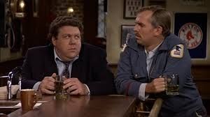 Norm and Cliff from 'Cheers'.