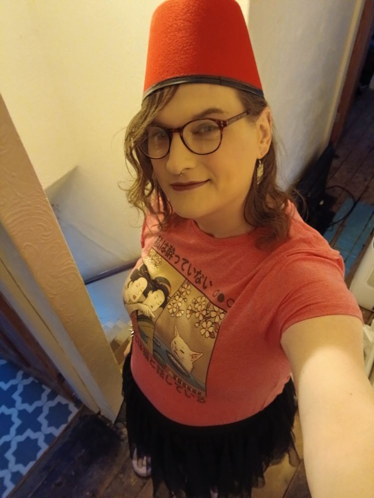 Me wearing a fez!