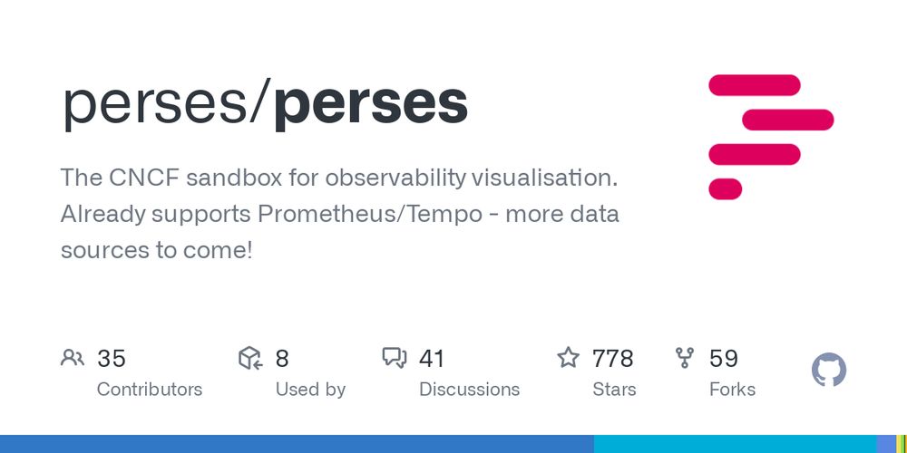 GitHub - perses/perses: The CNCF sandbox for observability visualisation. Already supports Prometheus/Tempo - more data sources to come!