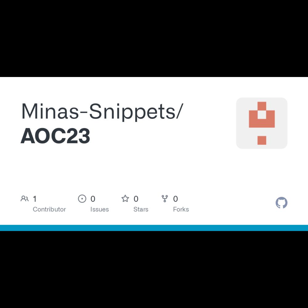 GitHub - Minas-Snippets/AOC23