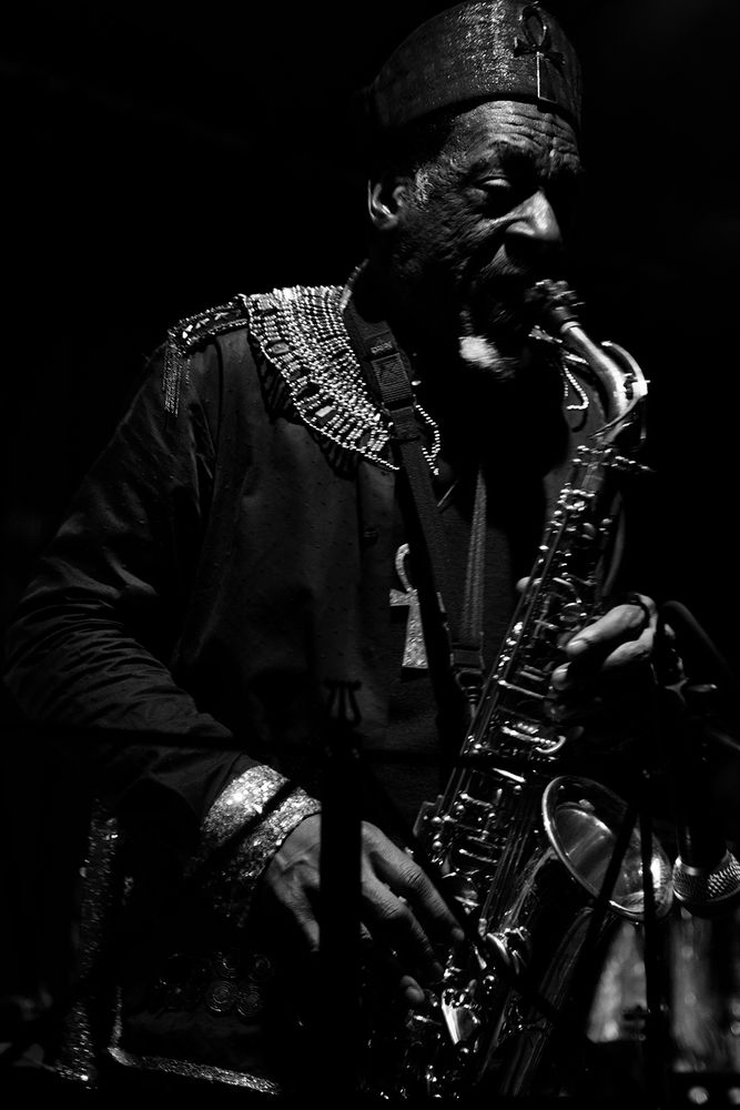 Knoel Scott from Sun Ra Arkestra @ Les Ateliers Claus - Brussels, Belgium - 25 Mar 2017