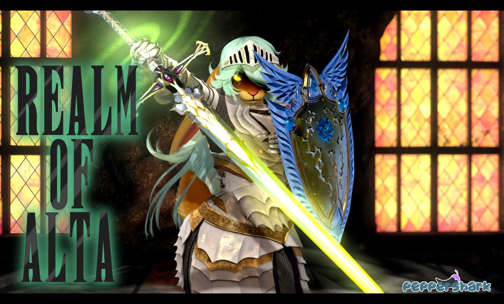 A what-if photo of Chell as a Zephyr Knight in this mysterious land, demonstrating why he's called as such!