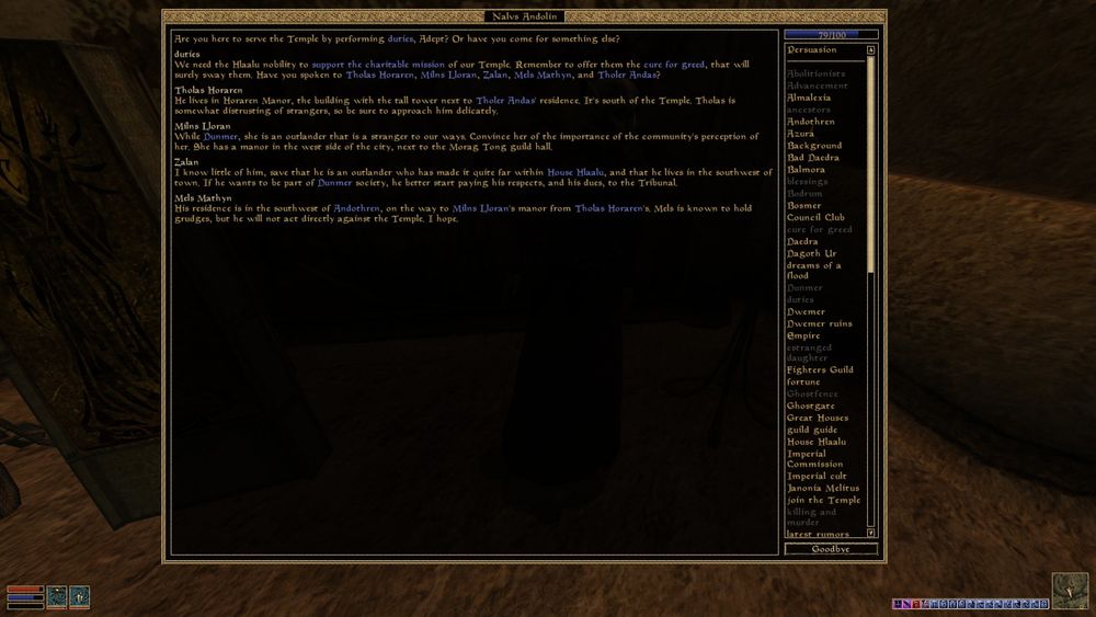 mission text of funding the charitable cause of the Tribunal Temple