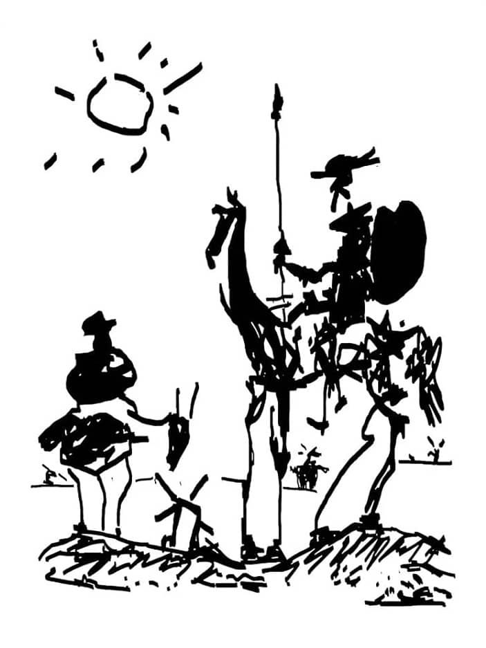 Don Quixote by Picasso 