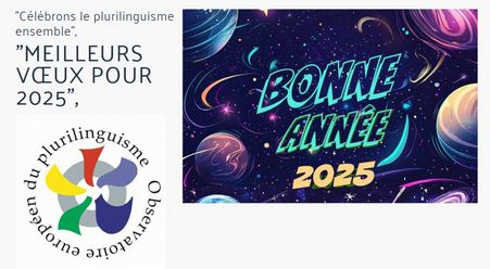L'Observatoire européen du plurilinguisme (OEP) vous présente ses meilleurs vœux pour 2025
