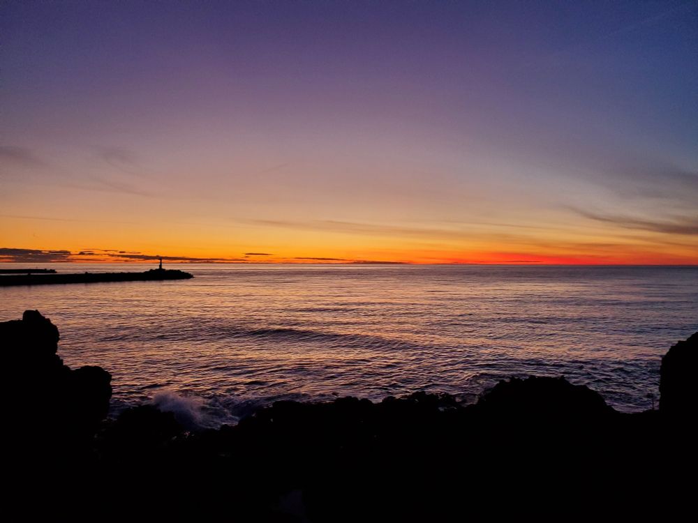 日本海の夕日の写真 photograph
