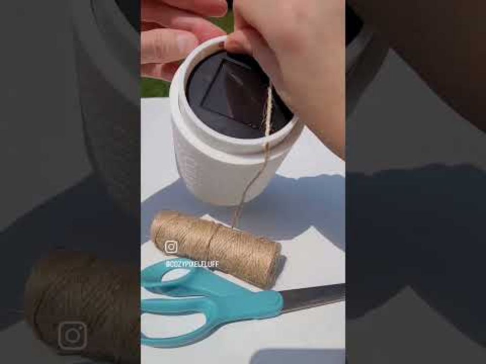 Tutorial For Assembling 3D Printed Decorative Hanging Garden Solar Light Shade By CozyPixelFluff