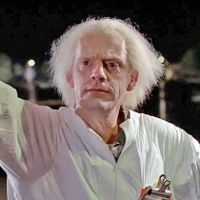 Doc Brown from Back to the Future