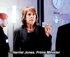 “harriet jones. prime minister”