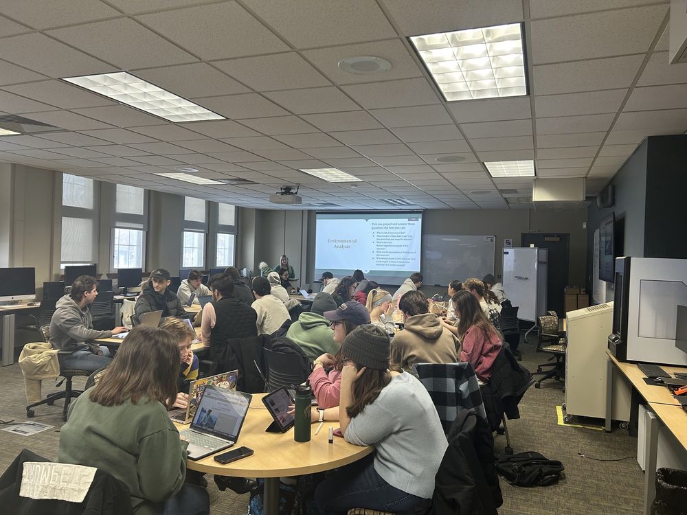 Students in a classroom
