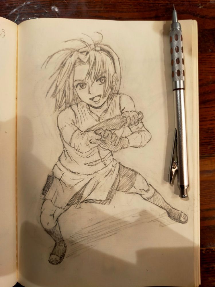 NARUTO 構える春野サクラ