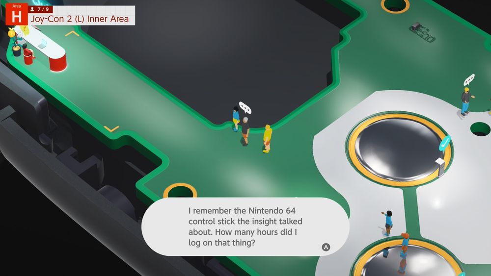 Screenshot from Nintendo Switch 2 Welcome Tour

"I remember the Nintendo 64 control stick the insight talked about. How many hours did I log on that thing?"