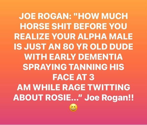 JOE ROGAN: 
