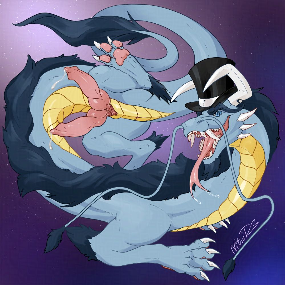a longified gaddy dragon, he has turned into an eastern dragon, look at his fluffy brows and his 2 new dicks