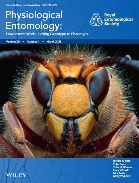 Cover image of Physiological Entomology Vol 50 Issue 1