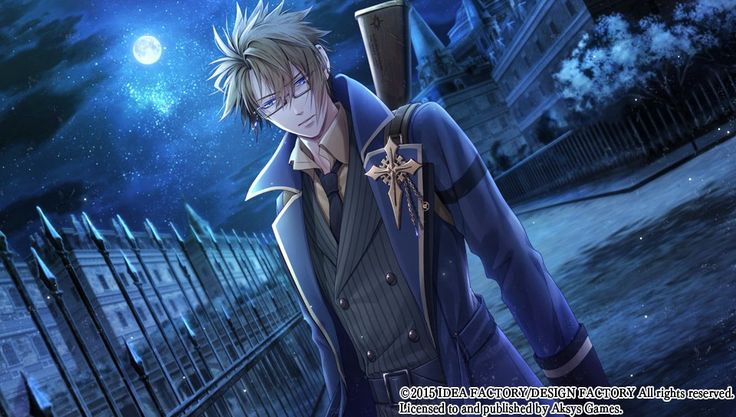 Abraham van Helsing looking gloomy on a moonlit street