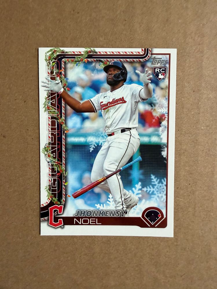 2025 Topps Holiday Big Christmas 🎄 

Noel’s nickname is Big Christmas. Perfect for Topps Holiday!

Cleveland Guardians