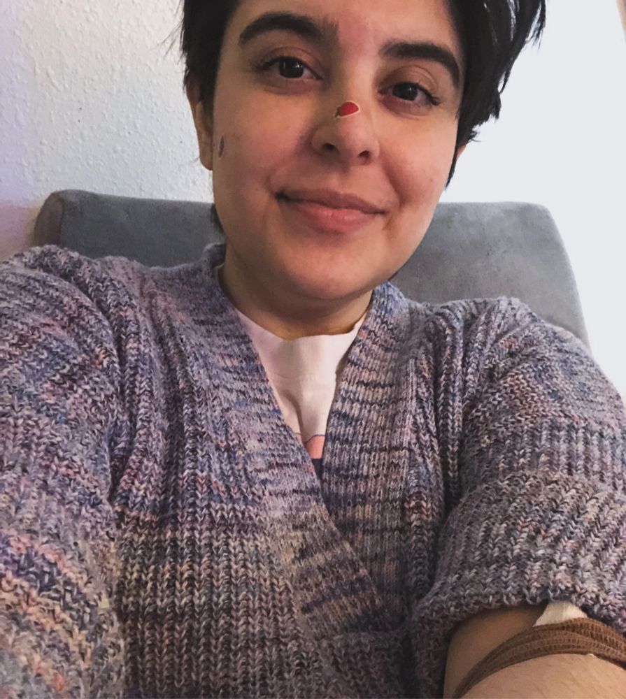 selfie of meheen ruby smiling