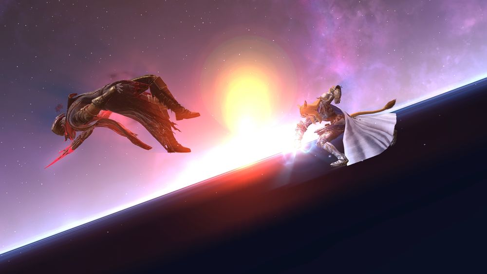 hitting that bitch Zenos directly in the face