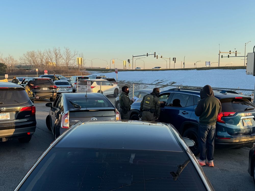 Checkpoint at O’Hare by border patrol