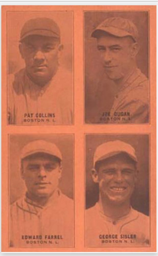 1929-30 Exhibits W463-1 Braves