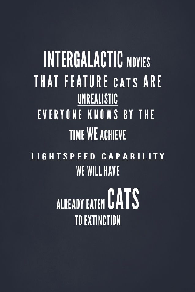 Cats in Space quote