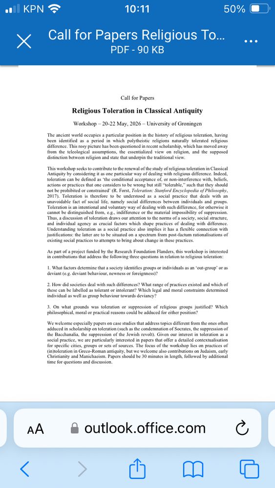 A screenshot of a CFP, message me for details!