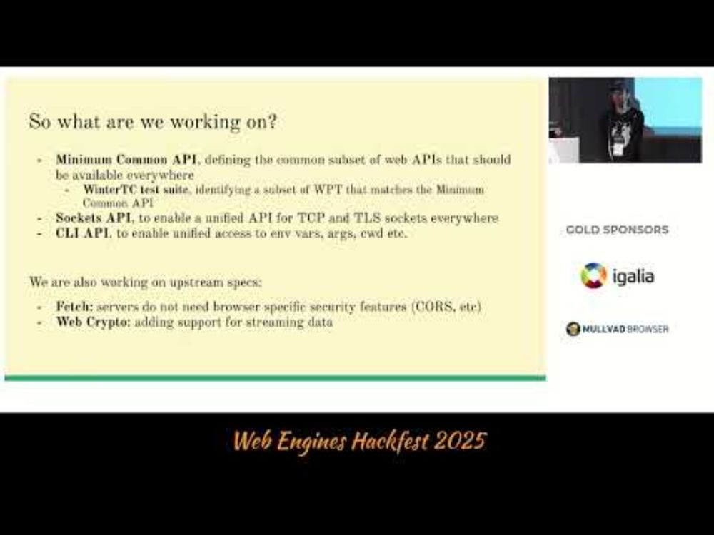 Andreu Botella & Luca Casonato - WinterTC: a standard for server-side runtimes