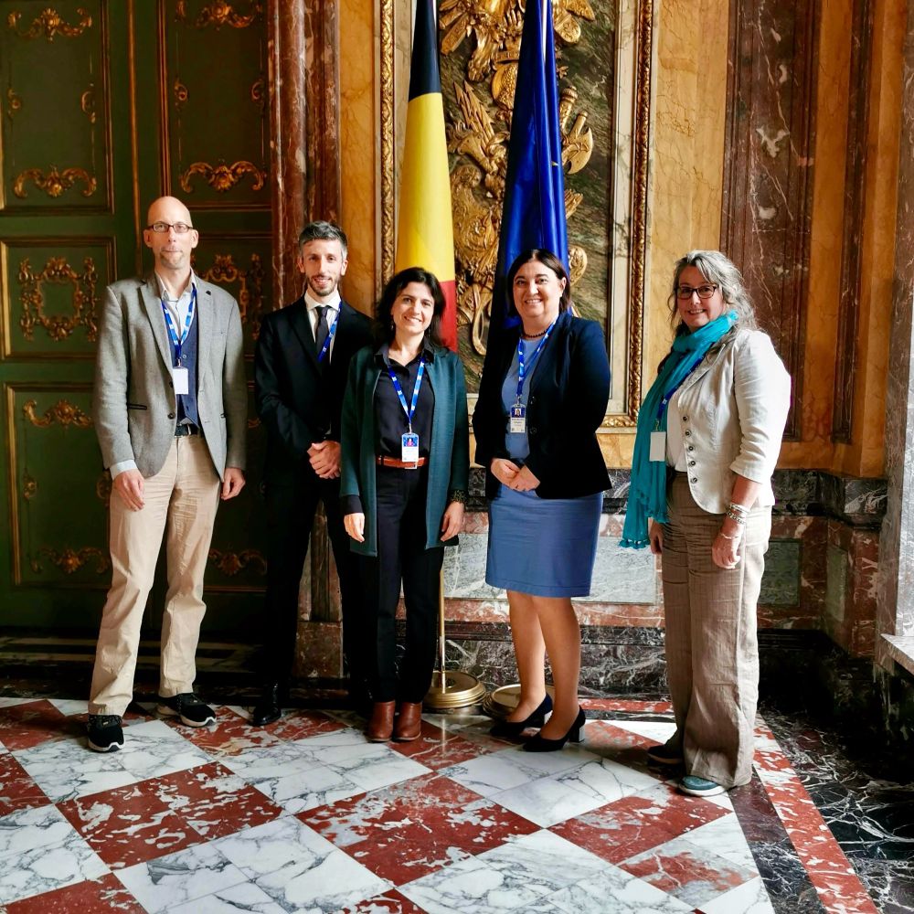 ALT: Group photo of Ekin Deligöz with representative of various children's rights groups from civil society. Photo Credit Office of Ekin Deligöz.