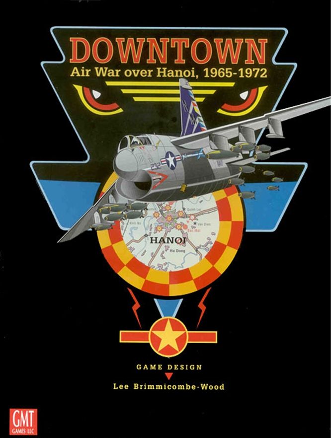 Cover for the board game Downtown.