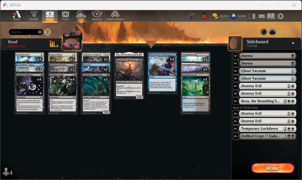 (decklist incomplete, mana TBD)